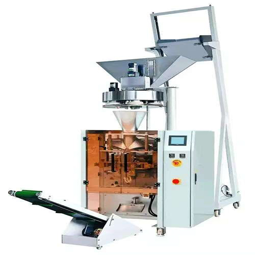 Corn flake metering and packaging machine