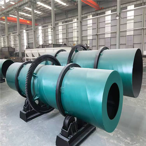 Барабанный охладитель органических удобрений