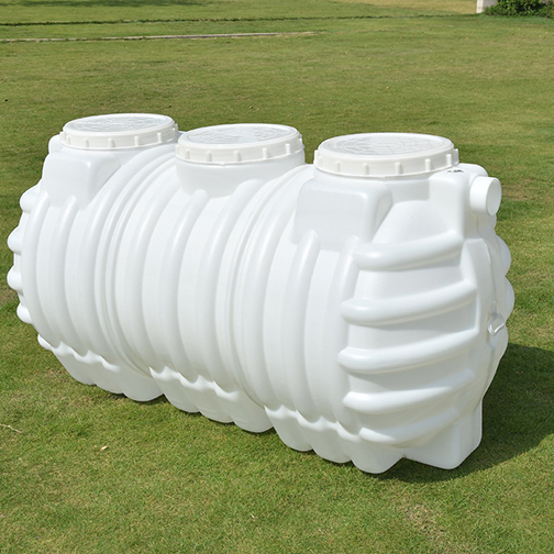 Tanque de biogás de plástico en escamas de maíz