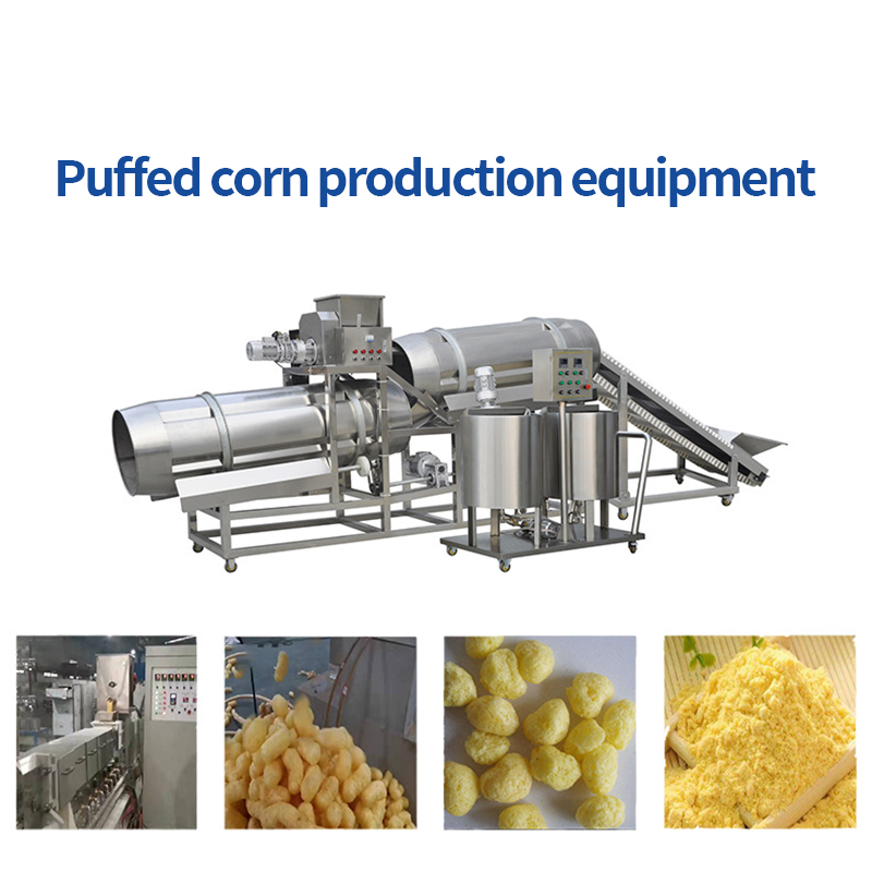 Equipo de producción de inflado de maíz.