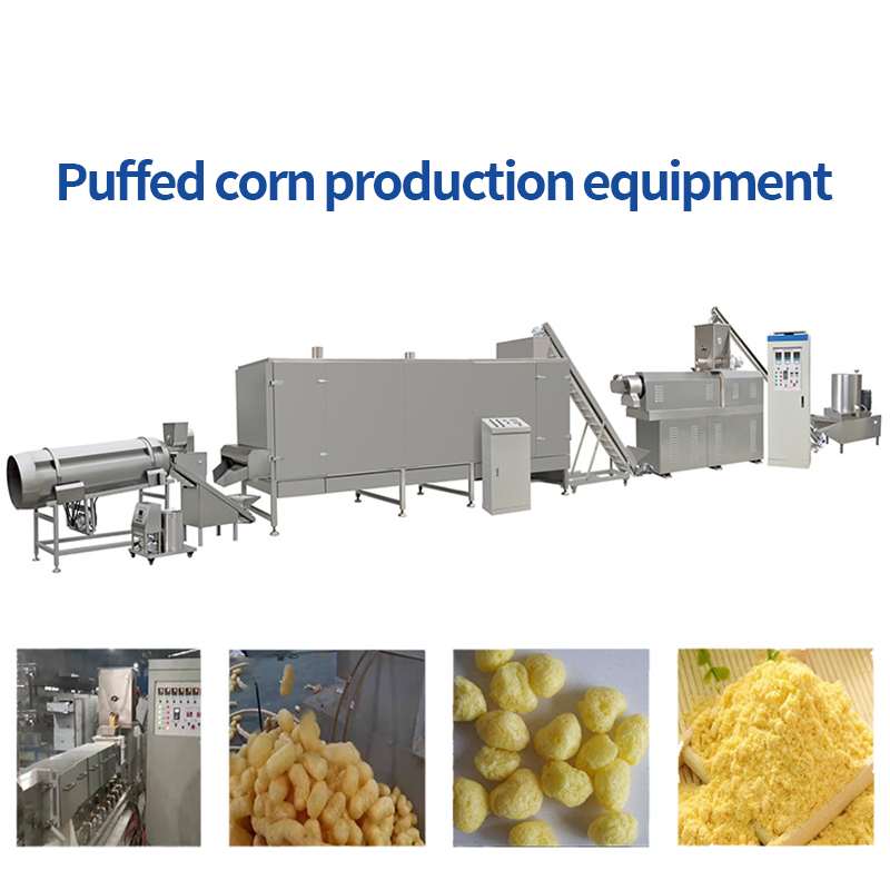 Equipo de producción de inflado de maíz.