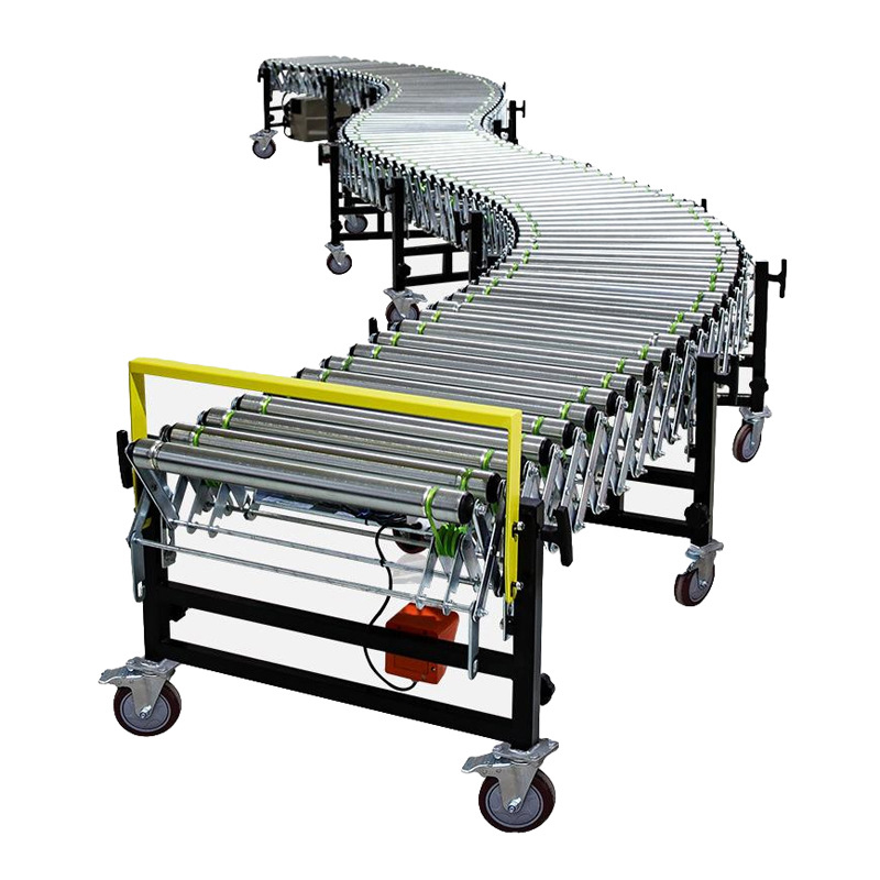 Ligne télescopique à rouleaux électriques