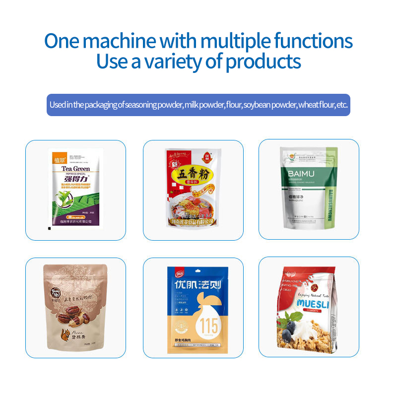 Máquina de embalagem de grânulos de pó totalmente automática