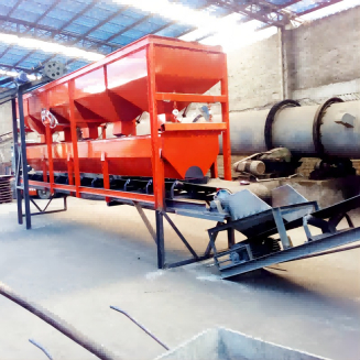 Línea de producción de fertilizantes orgánicos.