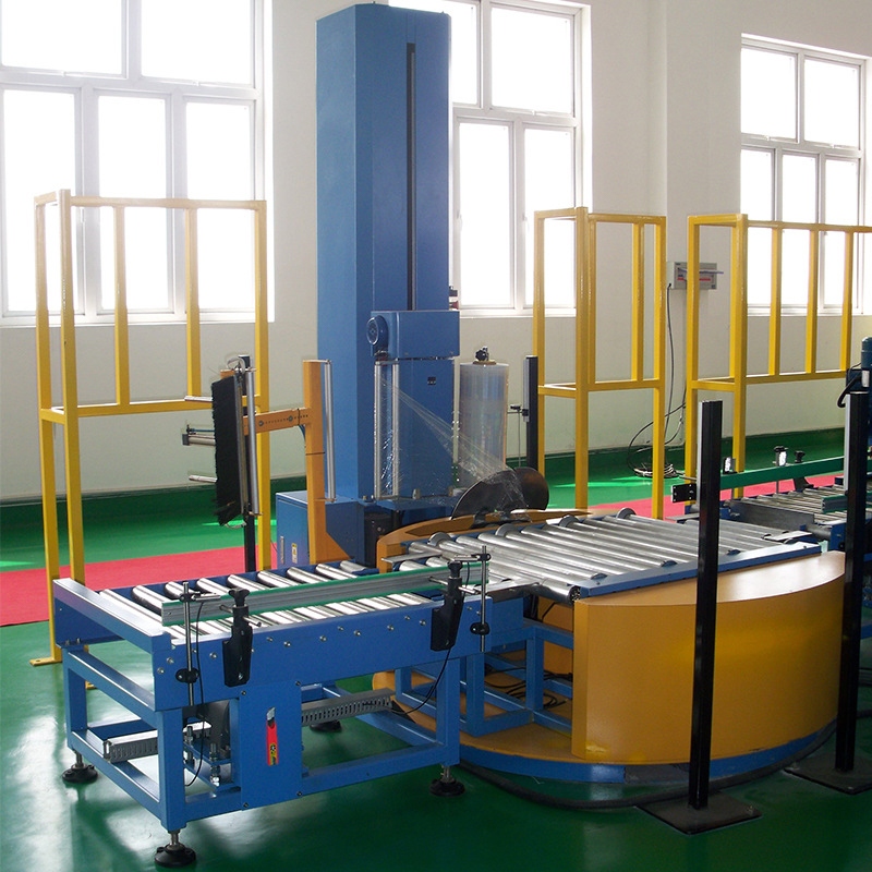 Online wrapping machine