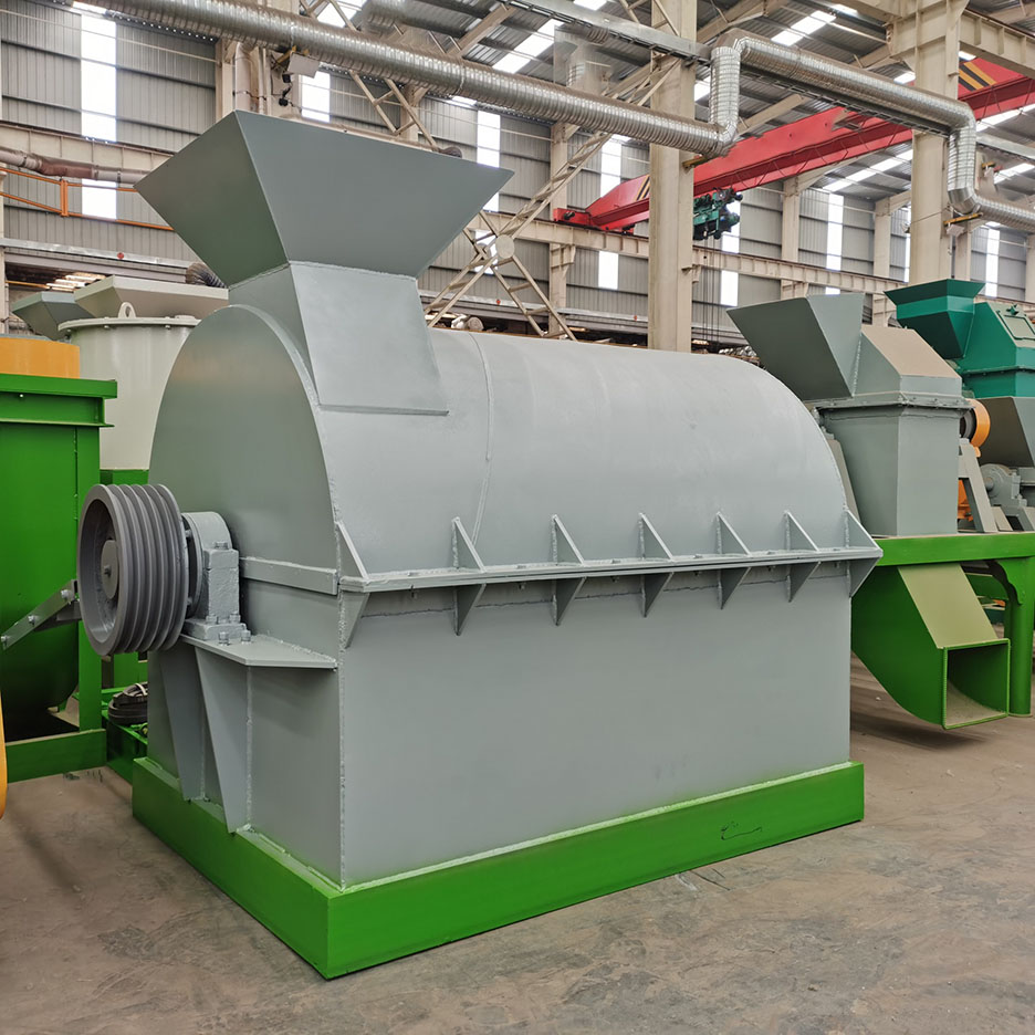 Trituradora horizontal de gran tamaño