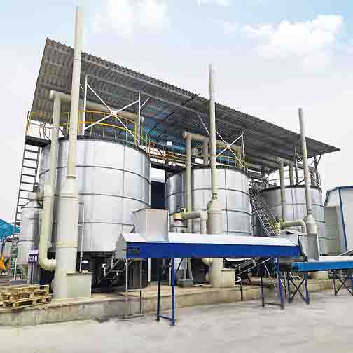 Башенный ферментационный бак для органических удобрений