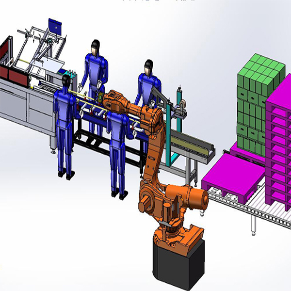 Fertilizer palletizing production line