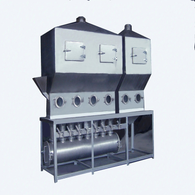 Охладитель органического удобрения с кипящим слоем