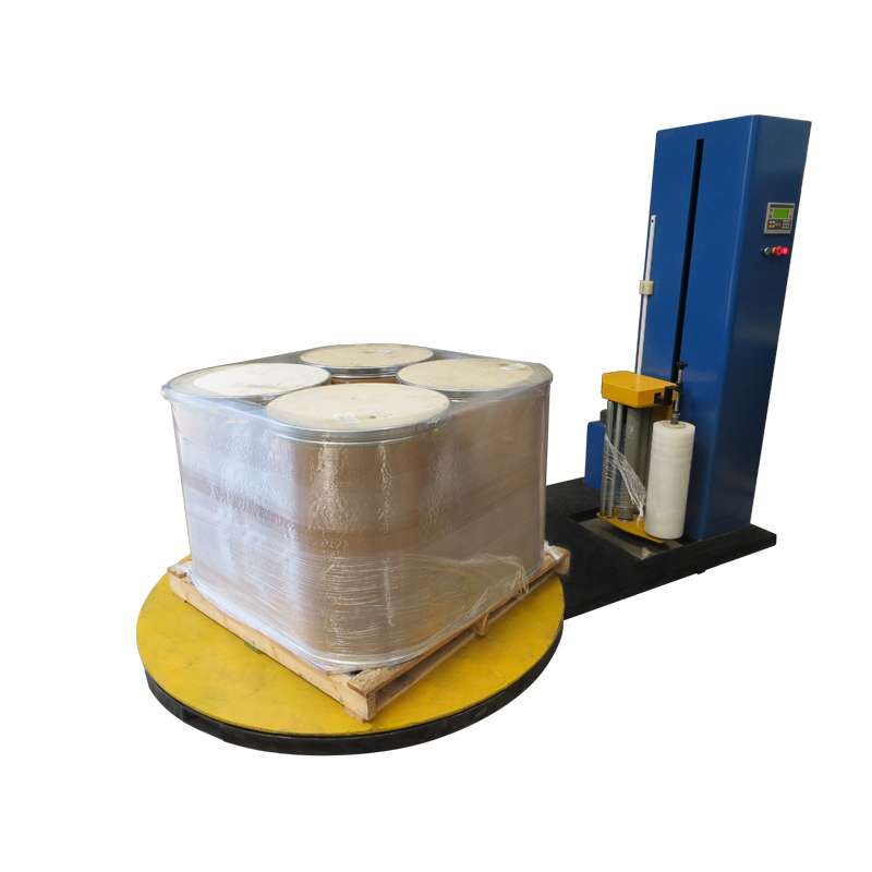 Pallet wrapping machine
