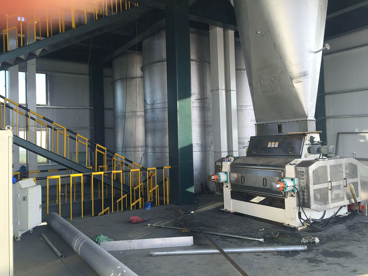 تركيب مشروع تربية الحيوانات في قانسو إلى الأمام