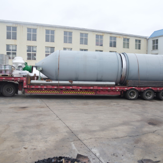 تم شحن ماكينة قرص الذرة بالبخار