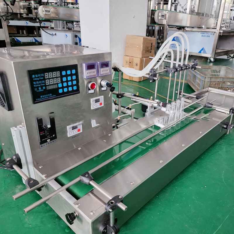 Automatic induction line filling machine