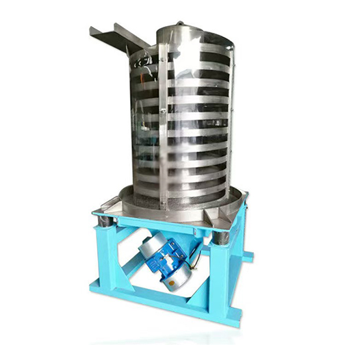 Corn flake vibrating cooler