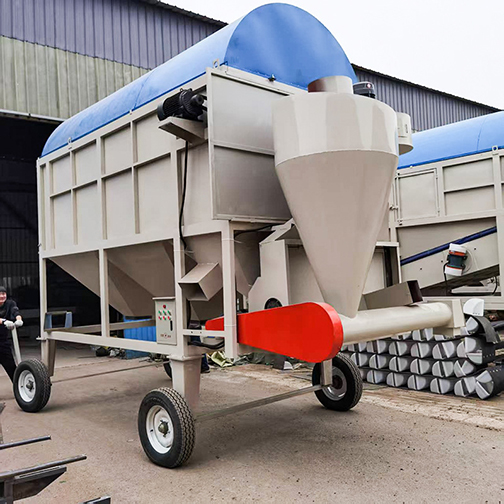 Corn flake cylinder cleaning screen