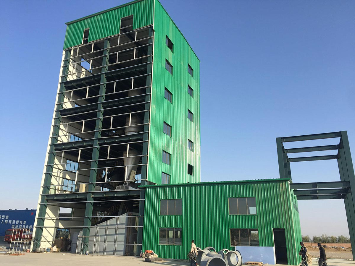 تركيب مشروع تربية الحيوانات في قانسو إلى الأمام