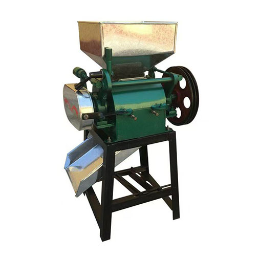 Corn flaking multi-roller flaking machine