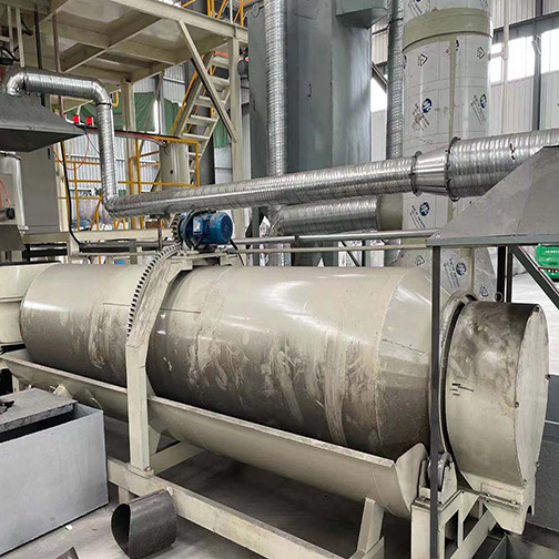 Барабанный охладитель органических удобрений