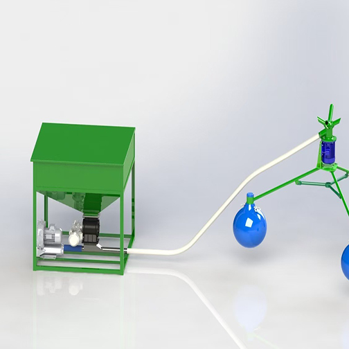 Convoyeur à air en flocons de maïs