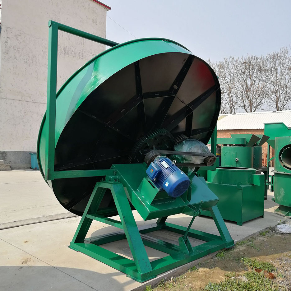 Большой наклонный дисковый гранулятор