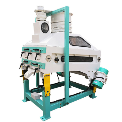 Screening and stone removal machine