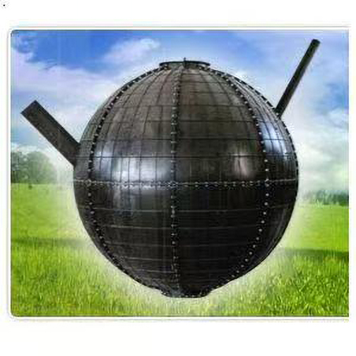 Tanque de biogás de plástico en escamas de maíz