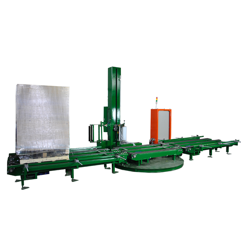 Online wrapping machine