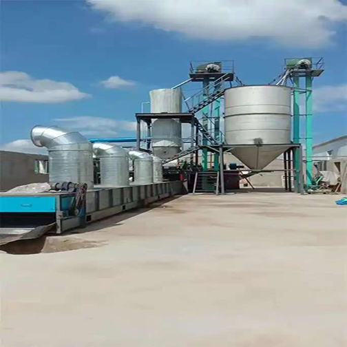 Линия воздушной сушки кукурузных хлопьев