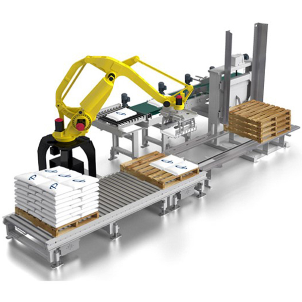 Fertilizer palletizing production line