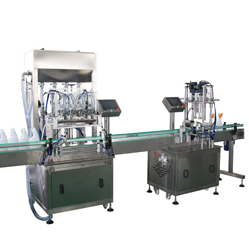 Линия розлива и укупорки жидкостей