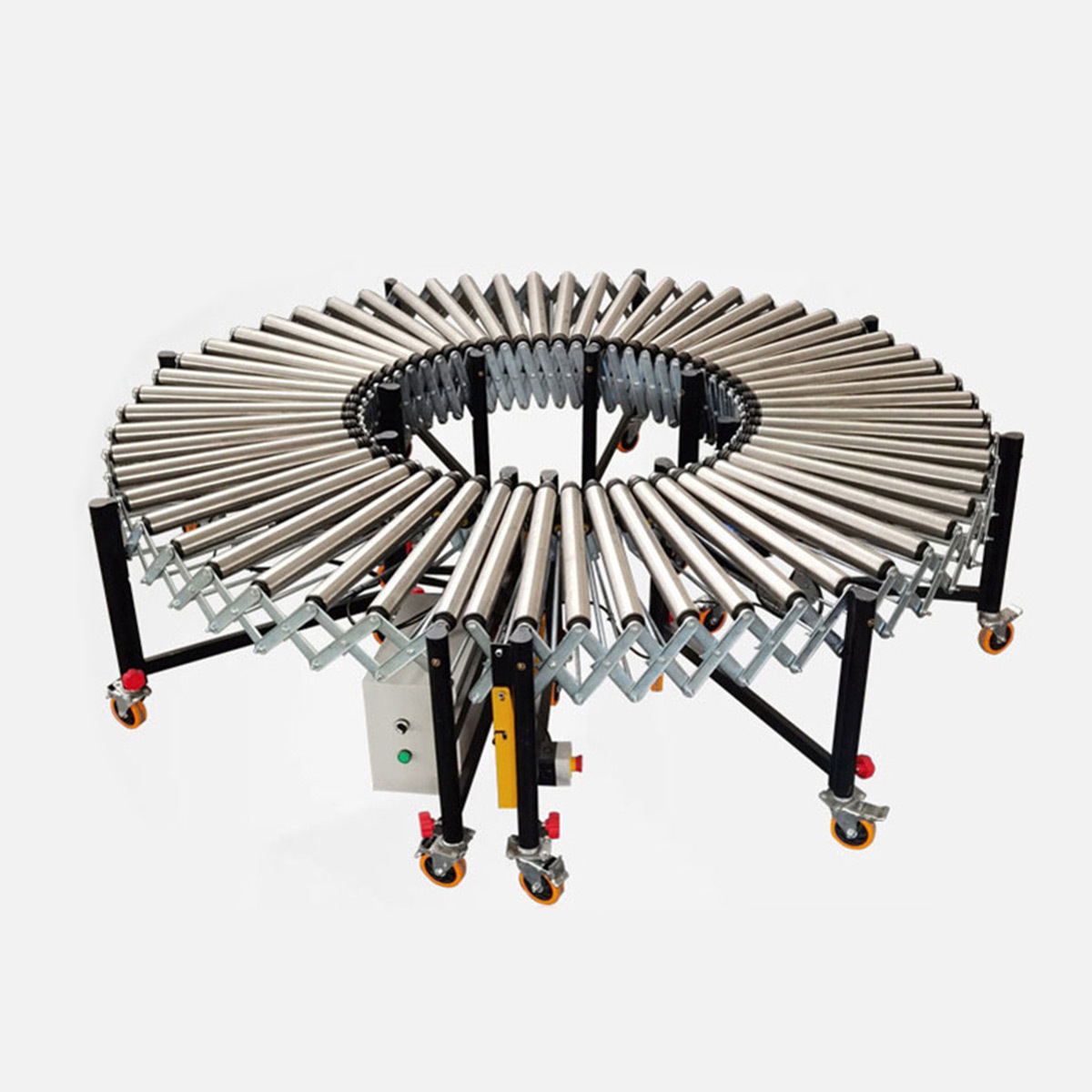 Ligne télescopique à rouleaux électriques