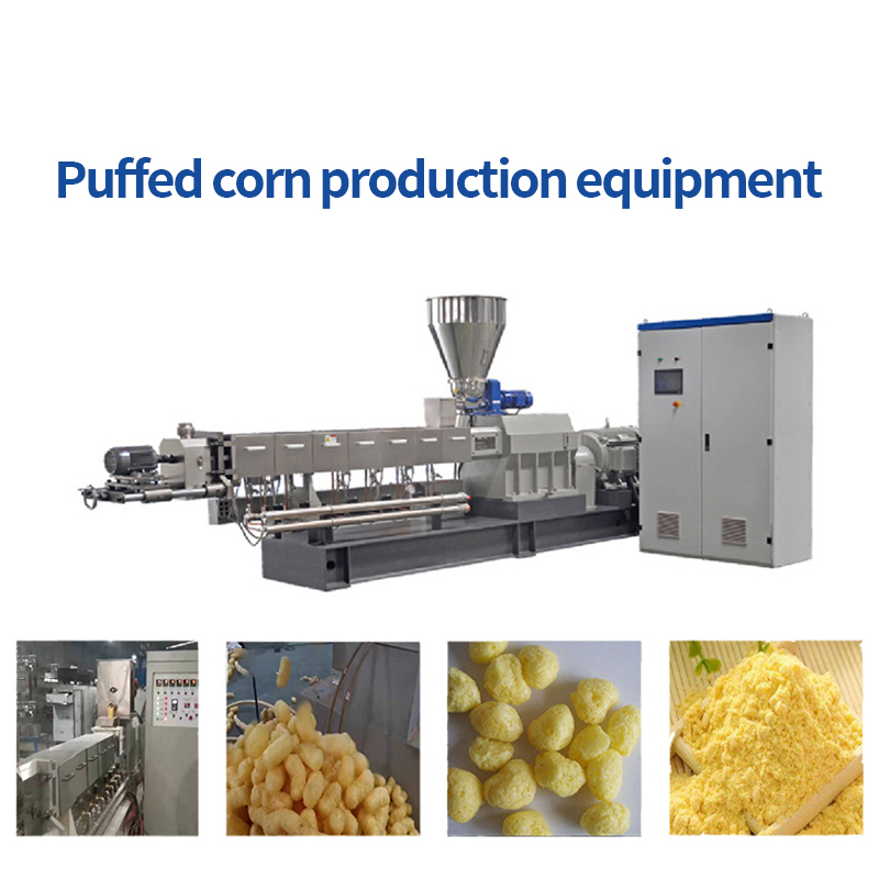 Equipo de producción de inflado de maíz.