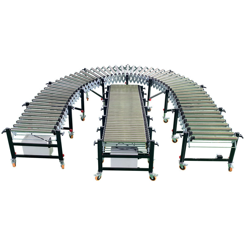 Ligne télescopique à rouleaux électriques